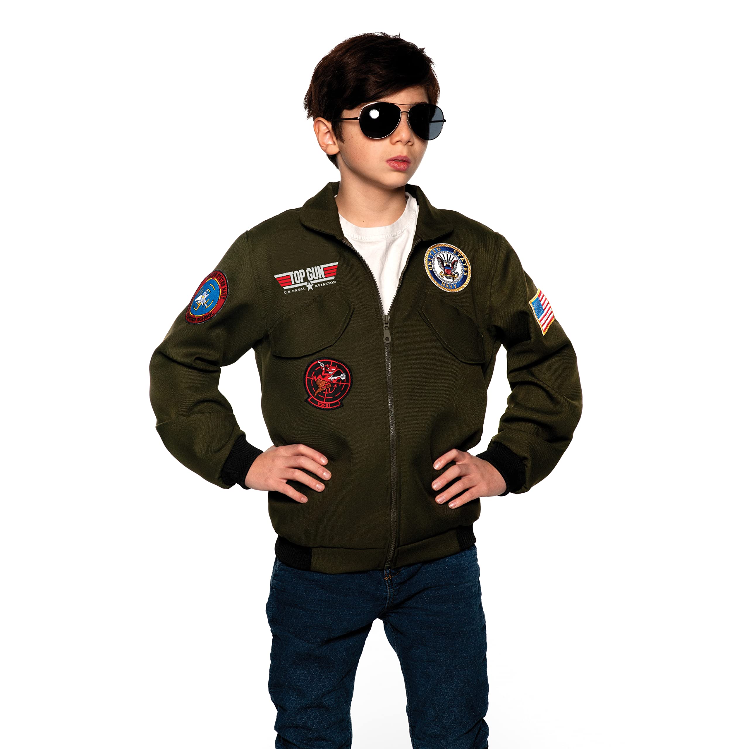 UNDERWRAPSTOPGUN Fighter Pilot Costume - Officially Licensed US NAVY® TOPGUN