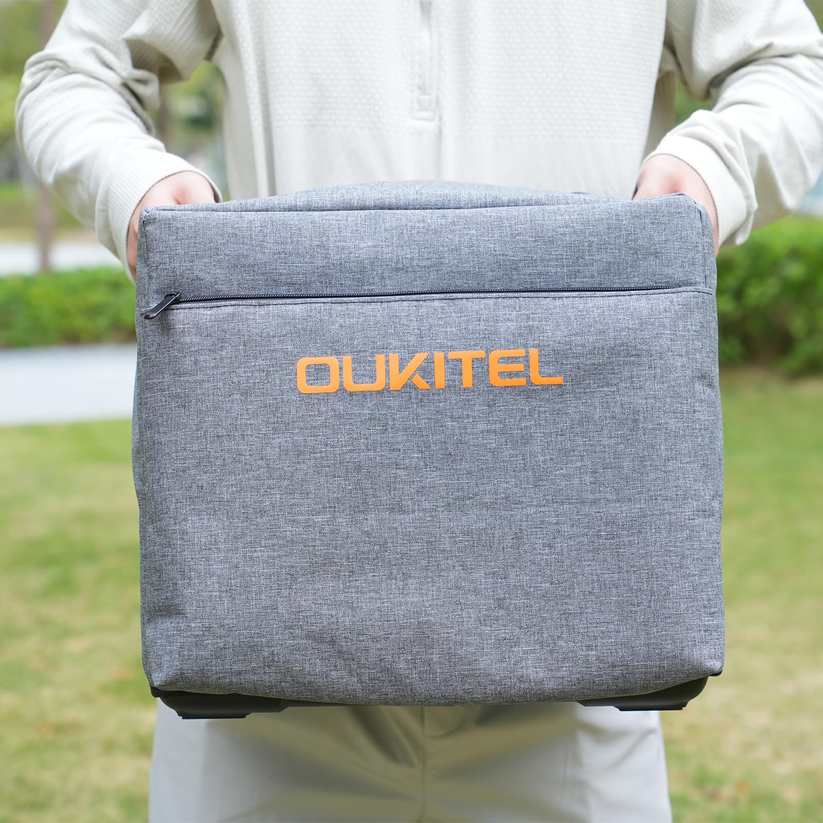 OUKITEL P2001 PLUS/PRO Funda protectora para Estacion de Energia Portatil, Resistente a la Lluvia y a Los Rayos Solares, Gris