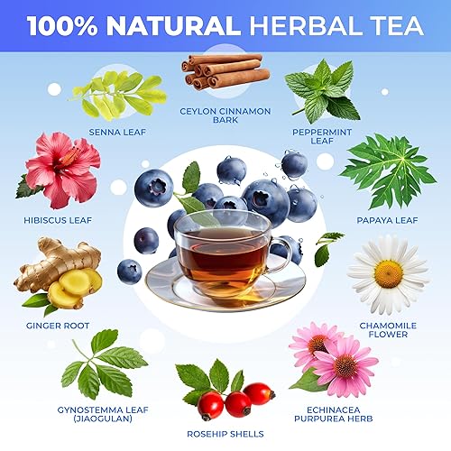 Miniatura 10 de Total Tea Suave té de desintoxicación Suplemento Té de Hierbas con equinácea, cbox, 1, 1