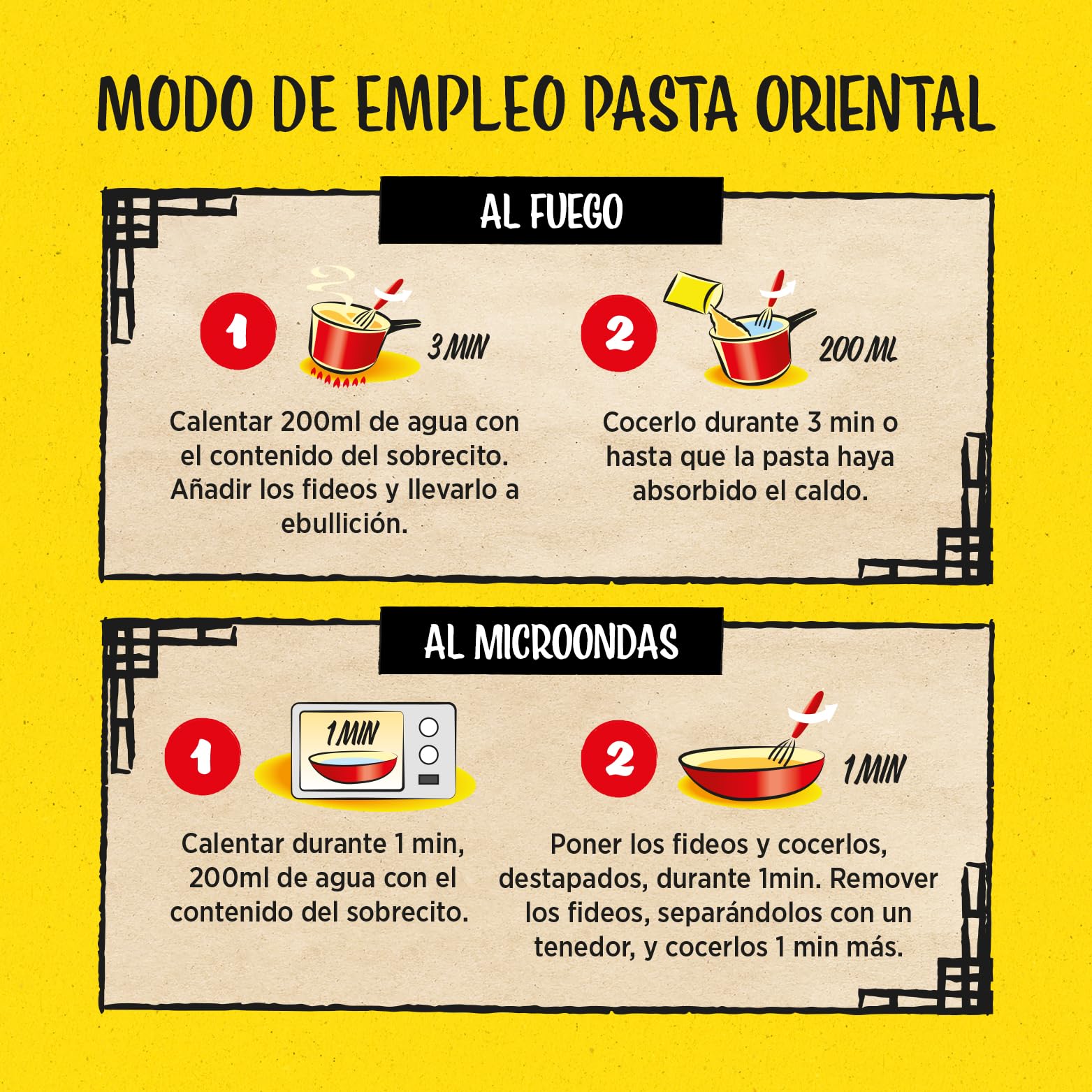 Maggi Pasta Oriental Curry pack de 10 Listo en 3 minutos