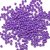 Vista 13 de Gxueshan 1000 cuentas acrílicas blancas de poni de 0.236 x 0.315 pulgadas a granel para pulseras de amistad, collares, joyería, aretes, trenzado