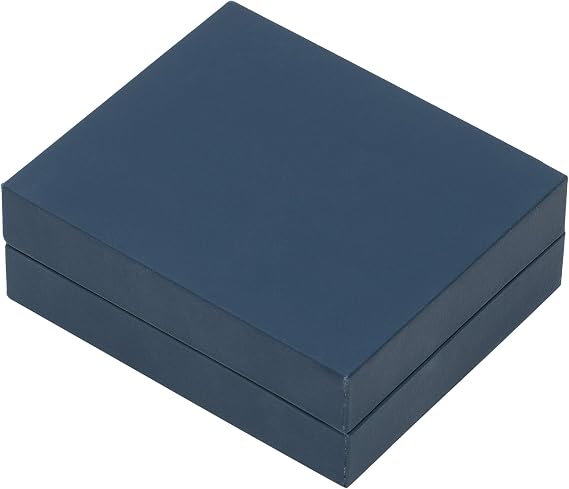 Noble Pack LED Light Up Blue Ring Box – Single Ring Gift Case with Inner Velvet Lining – Ideal for Engagement, Proposal, Wedding, Display or Presentation – Jewellery Box - (Blue)