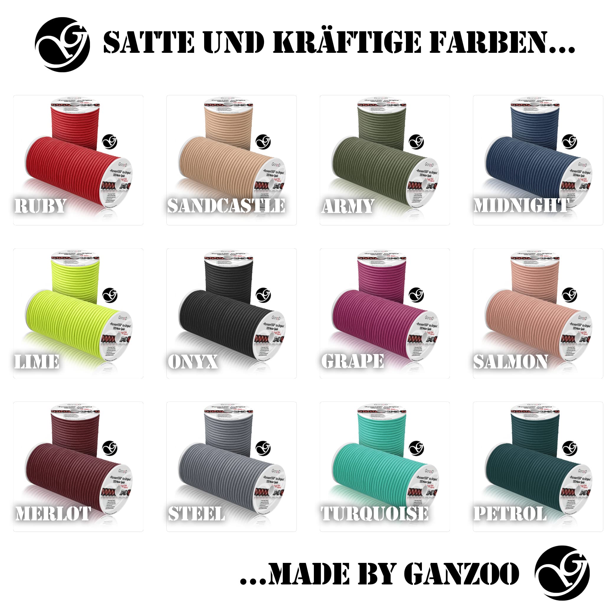 18 Pcs Cordes En Paracorde, 3 M Corde De Parachute Convient Pour Diverses Activités De Camping, Corde Pour Bracelet Paracorde Pour Paracorde Bracelet /Tenue/Laisse De Chien, Paracorde Bracelet (4 Mm