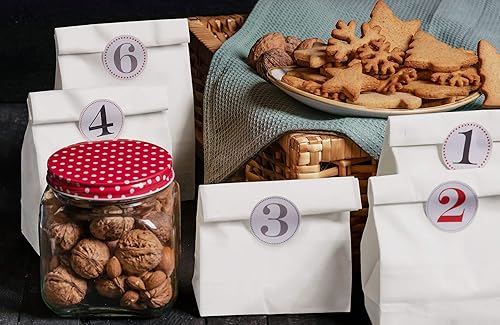 Vista 13 de BagDream Bolsas de almuerzo de papel de 4 libras, 100 bolsas de papel kraft marrón a granel, para manualidades, almuerzo, pan, sándwich, dulces