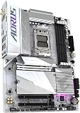 Gigabyte B650E AORUS ELITE X AX ICE Motherboard - Supports AMD Ryzen 8000 CPUs, 12+2+2 phases VRM, up to 8000MHz DDR5 (OC), 1xPCIe 5.0 M2 + 2xPCIe 4.0 M.2, Wi-Fi 6E, 2.5GbE LAN, USB 3.2 Gen 2 - 3