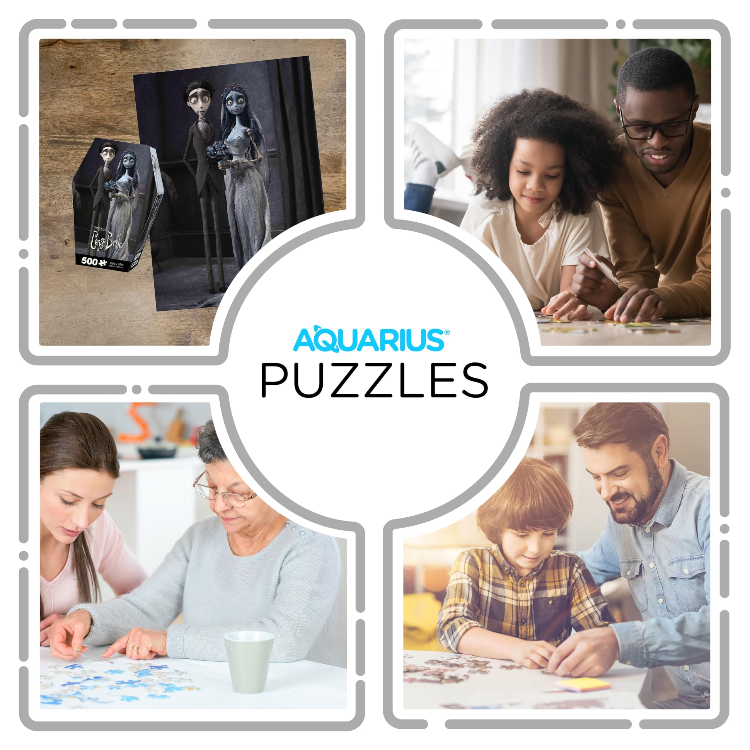 Amazon.com: Aquarius Corpse Bride 500 Piece Jigsaw Puzzle for 