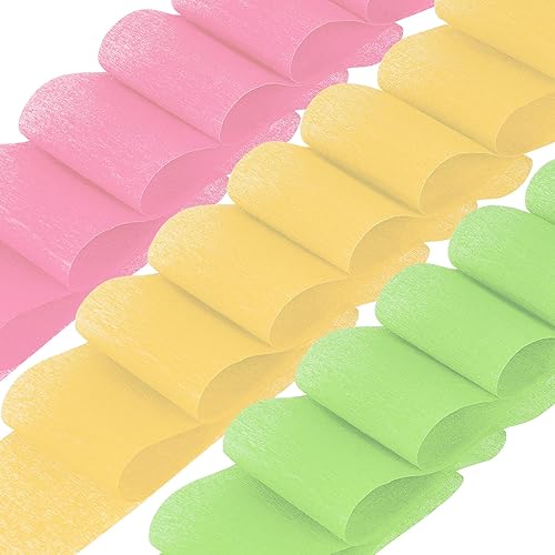 Miniatura 8 de Serpentinas negras de papel crepé de 492 pies, 6 rollos para fiesta de Halloween, boda, cumpleaños, hogar, aula, oficina, puerta, decoración de