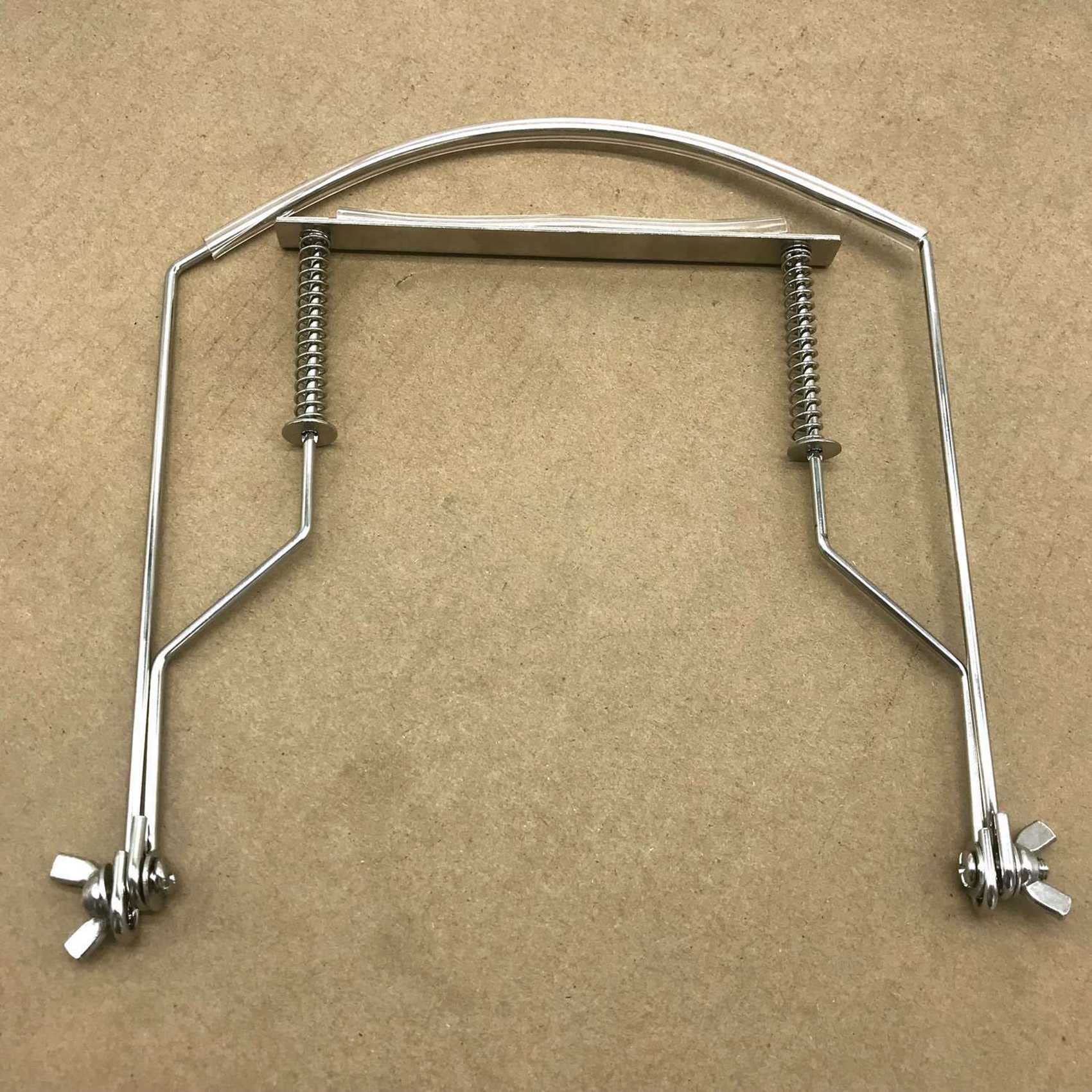 Lot de 5 supports de manche pour harmonica - 10 trous - Argenté