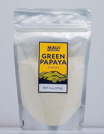 Green Papaya Fruit Powder 6oz = 170 grams