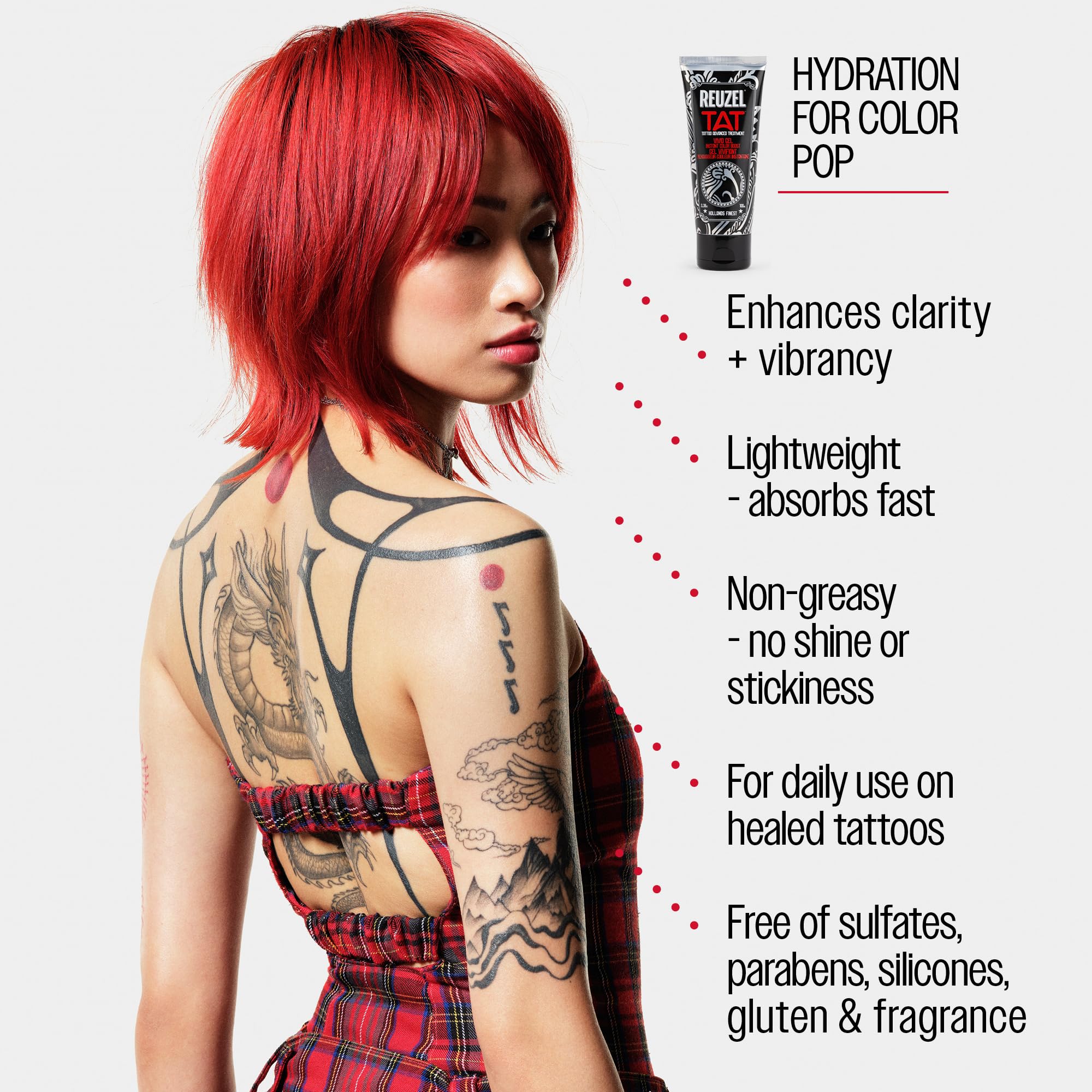 REUZEL Vivid Gel - Tattoo Color Enhancer -4