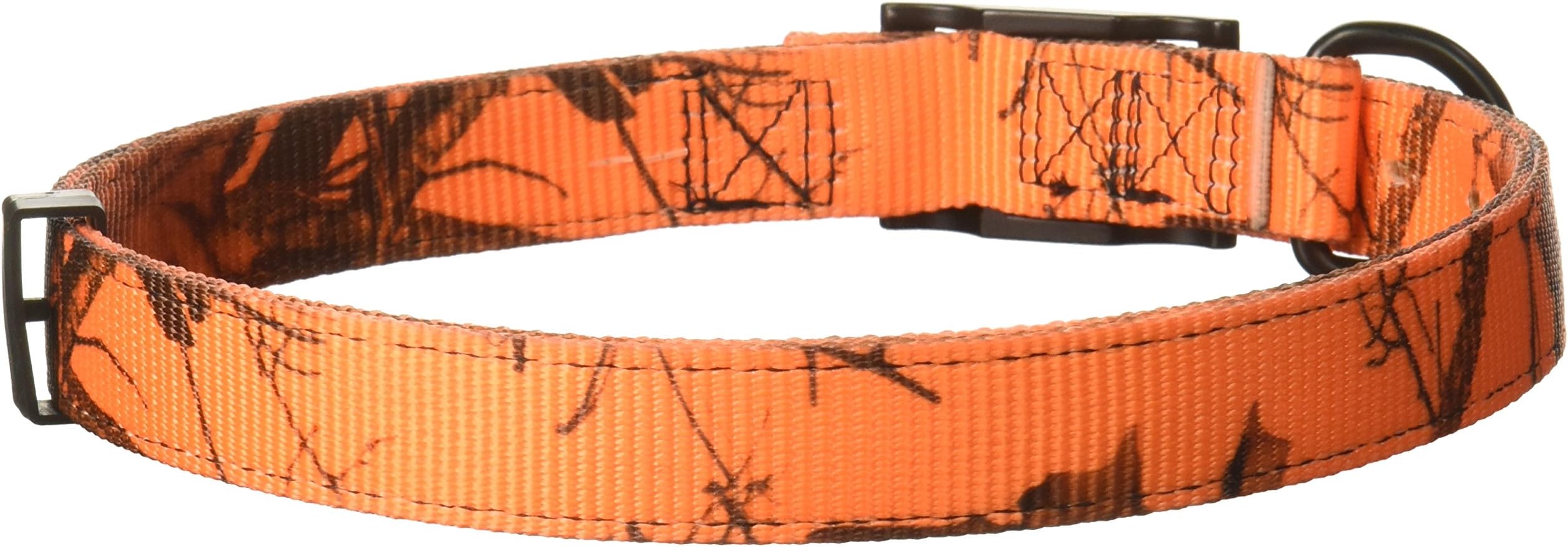 OmniPet Dee in Front Nylon Pet Collar, 19", Mossy Oak Blaze Orange Camouflage