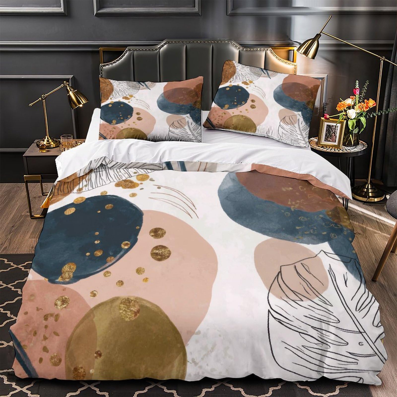 Housse de couette résistante fermeture éclair pour éliminer la corvée du lit
