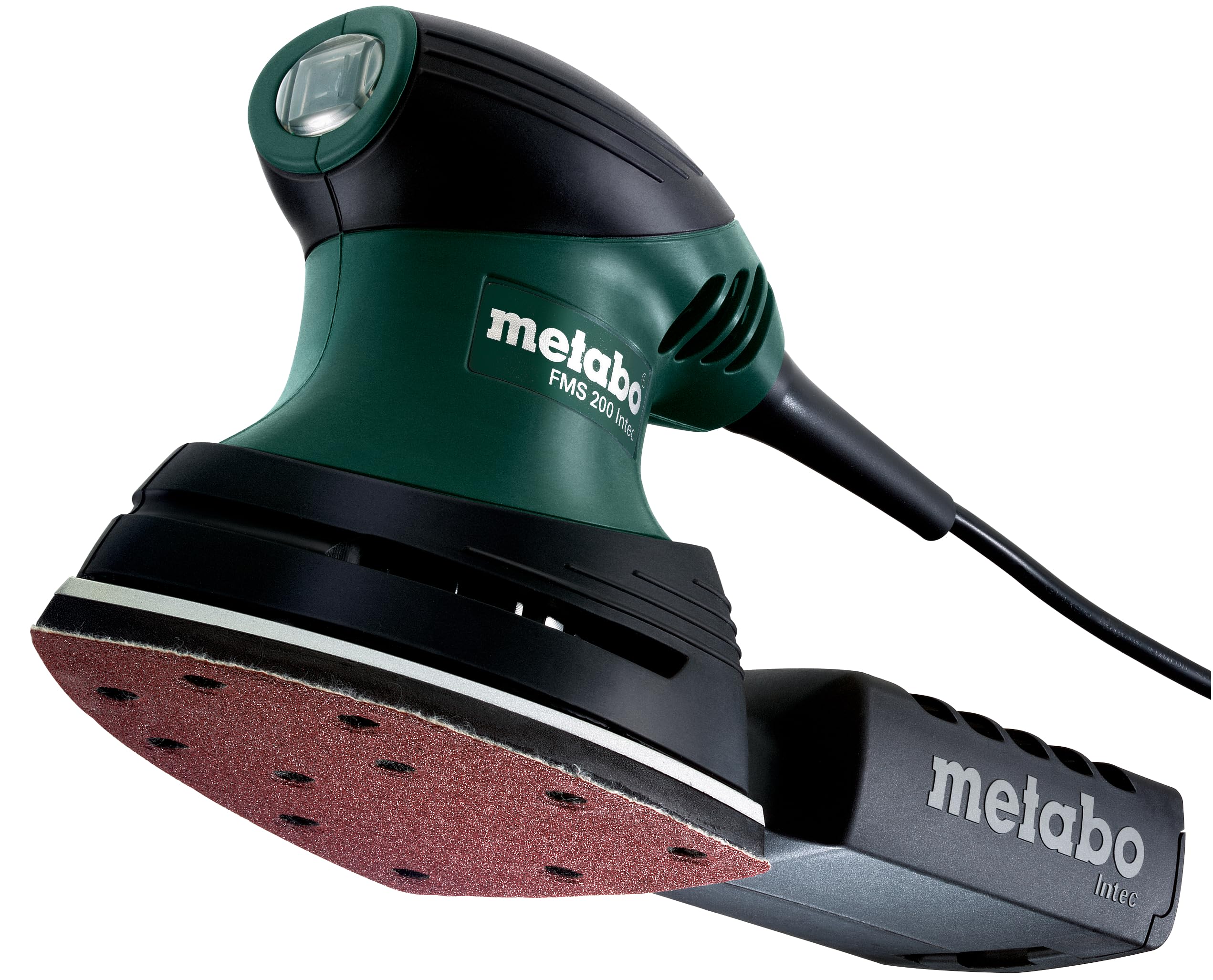 metabo Schleifplatte mit Klett für FMS 200 Intec, 100x147 mm Ersatzteil | Zubehör für Multischleifer mit Lochung zur Staubabsaugung, für Holz und Lack geeignet, Lieferumfang: 1x Ersatzplatte