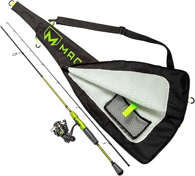 Lews MACH 2 Mobile Spinning Reel and Fishing Rod Combo, 6-Foot 6-Inch