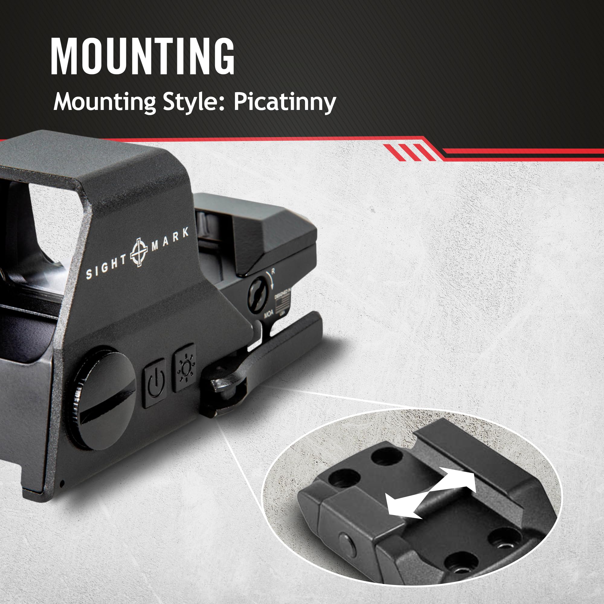 Amazon.com : Sightmark Ultra Shot R-Spec Dual Shot Reflex Sight