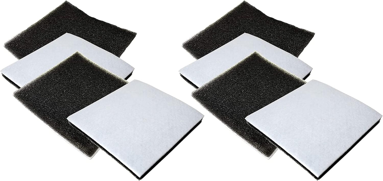 MaxLLTo Replacement 8 Pack Canister Vacuum Secondary Filter