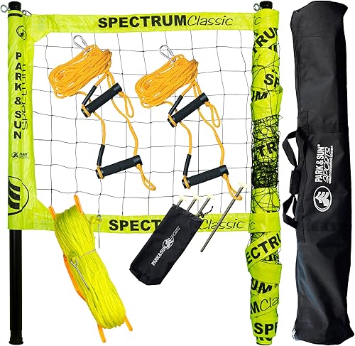 Miniatura 11 de Park & Sun Sports Spectrum Classic: Sistema de red de voleibol profesional ajustable para exteriores