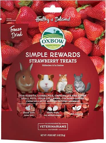 Oxbow Simple Rewards Small Pet Treats, Freeze Dried Fruit, Guinea
