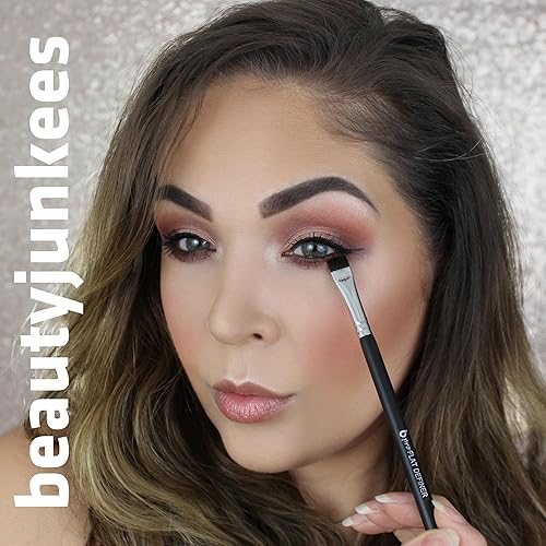 Miniatura 8 de Brocha para delineador de ojos con definición, brocha de maquillaje plana para aplicación de maquillaje con delineador de ojos definido, pequeño