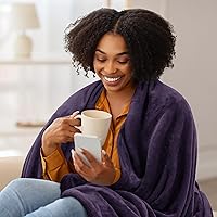 Vista 151 de Utopia Bedding - Manta de vellón de lujo, mullida, antiestática; manta de suave microfibra de 8.8 oz/yd² (300 g/m²) para cama; tamaño individual