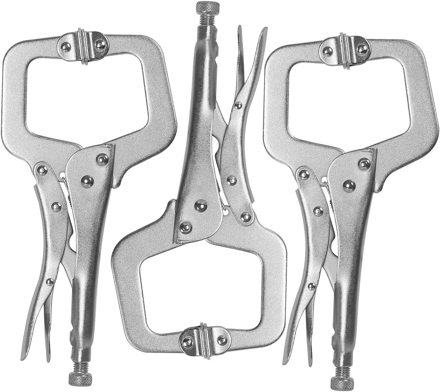 Findmall 6Pack 11" C Clamp Locking Pliers Adjustable Locking Welding Swivel Pad Ulhpxkvuqv1aw1nd