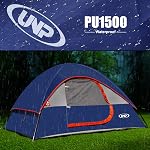 UNP Tente de camping 2/3/4 Personne, Tente imperméable à l'eau avec Rainfly Easy Set Up Tentes portatives pour le camping