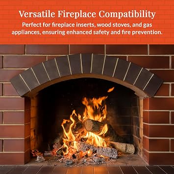 Fireside Chimney Supply Basic FireSafe Flexible Chimney Liner Insert Kit | Fireplace Insert | Stainless Steel Chimney Liner Kit | Made in the USA | Heavy-Duty 3 Inch x 25 Feet