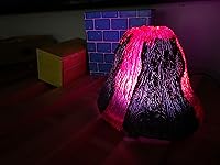 Vista 2 de Luz nocturna que cambia de color del volcán para el dormitorio de los niños - LED Touch Sensor Lava Lámpara de juguete