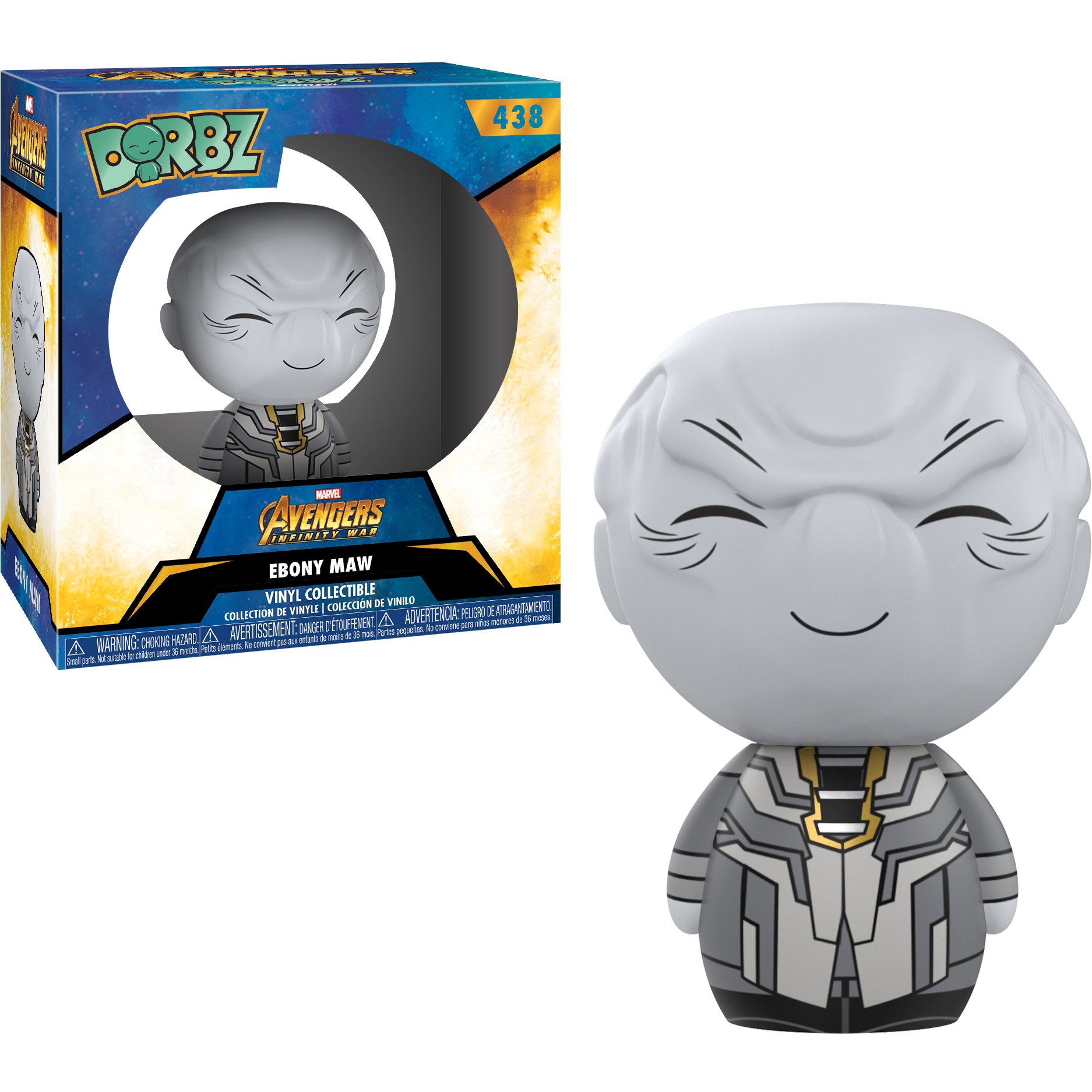 Funko Ebony Maw Dorbz x Avengers - Infinity War Vinyl Figure + 1 Official Marvel Trading Card Bundle [#438]