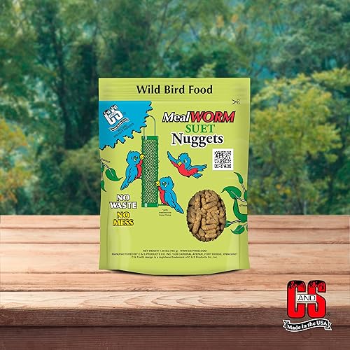 Miniatura 36 de C&S Wild Bird - Mega caja de pepitas de sebo para pájaros carpinteros, 8 libras (paquete de 2)