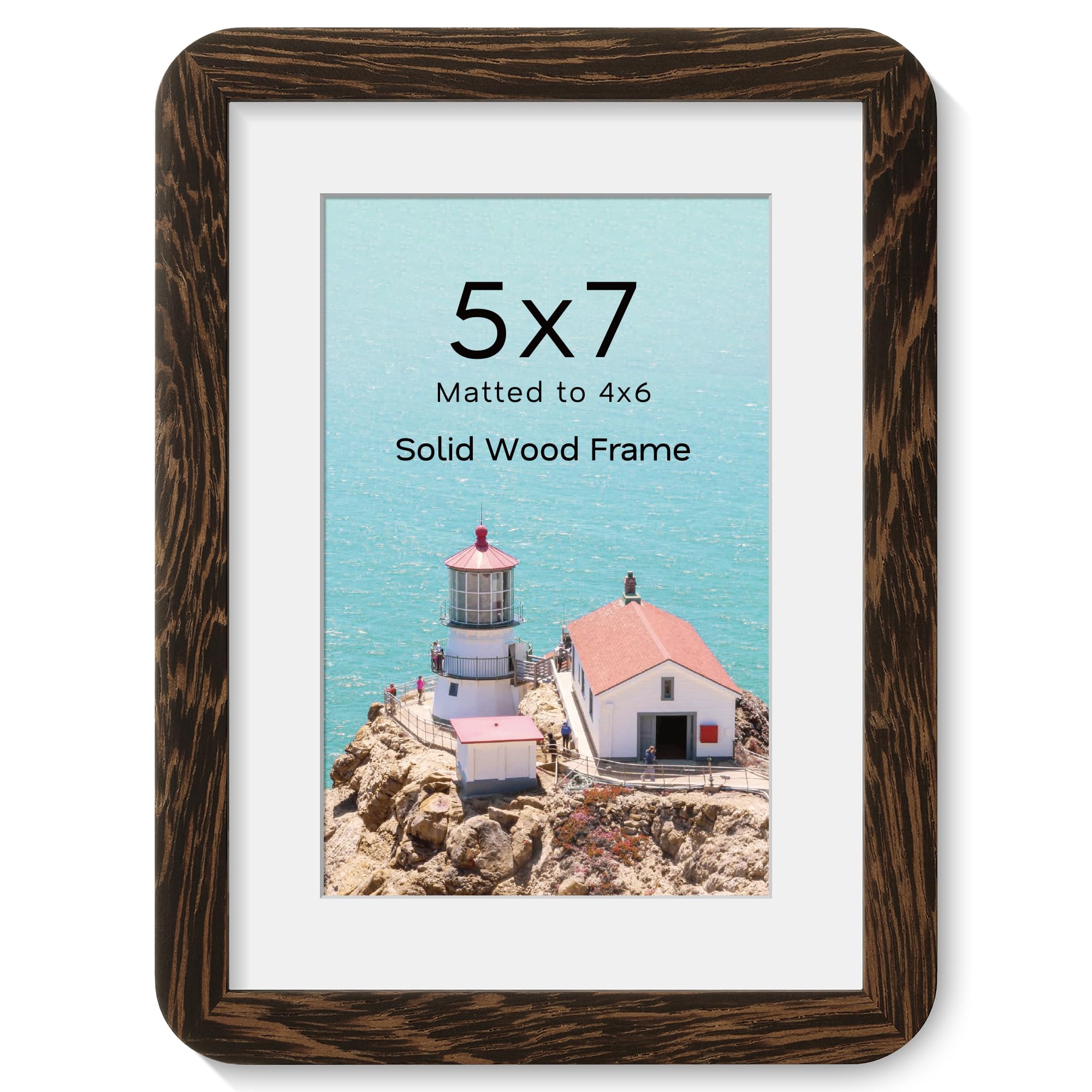 Cadre photo de 12,7 x 17,8 cm en bois cadeau idéal pour vos souvenirs