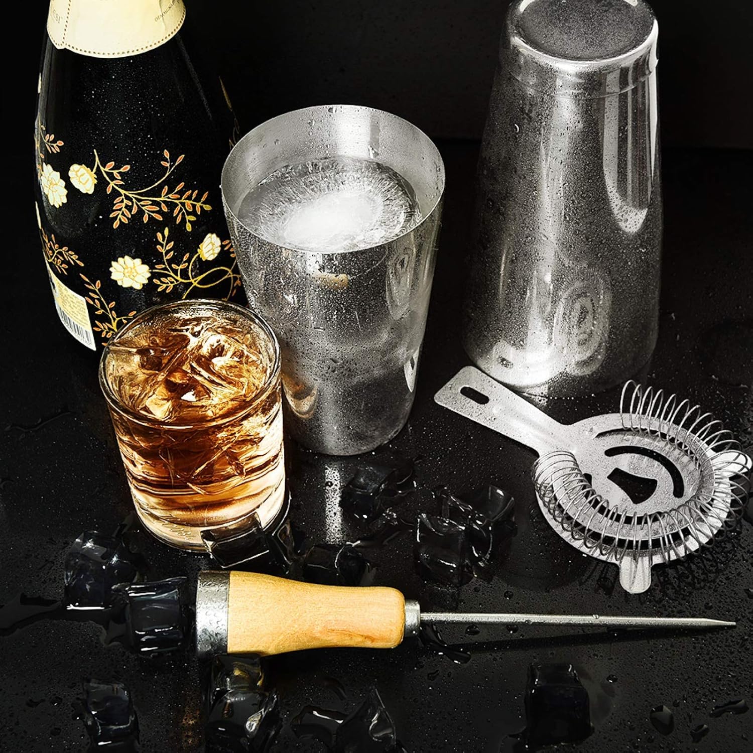 🔥 Hоt Dеаlѕ AQUEENLY Stainless Steel Ice Pick with Safety Wooden Handle for Kitchen, Bar, 8.6 Inches, 3 PCS