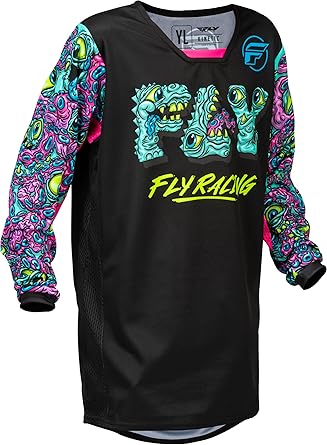 Fly Racing Youth Kinetic Motocross Jersey, Lightweight Racing MX Gear