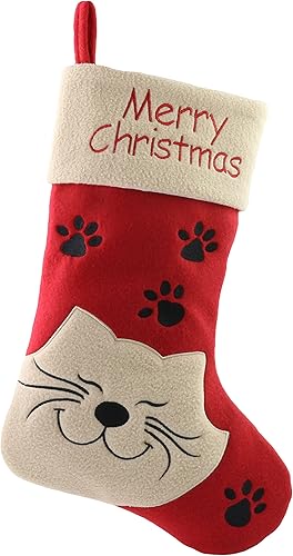 Miniatura 8 de WEWILL Calcetines de Navidad bordados para perros lindos de 20 pulgadas, regalo para cachorros