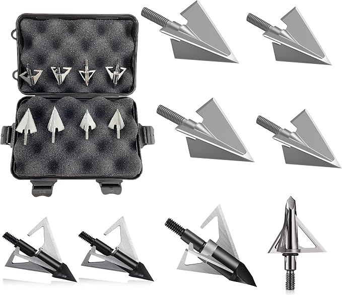 DEEPOWER Broadheads 100 125 Grain Fixed Blades Archery