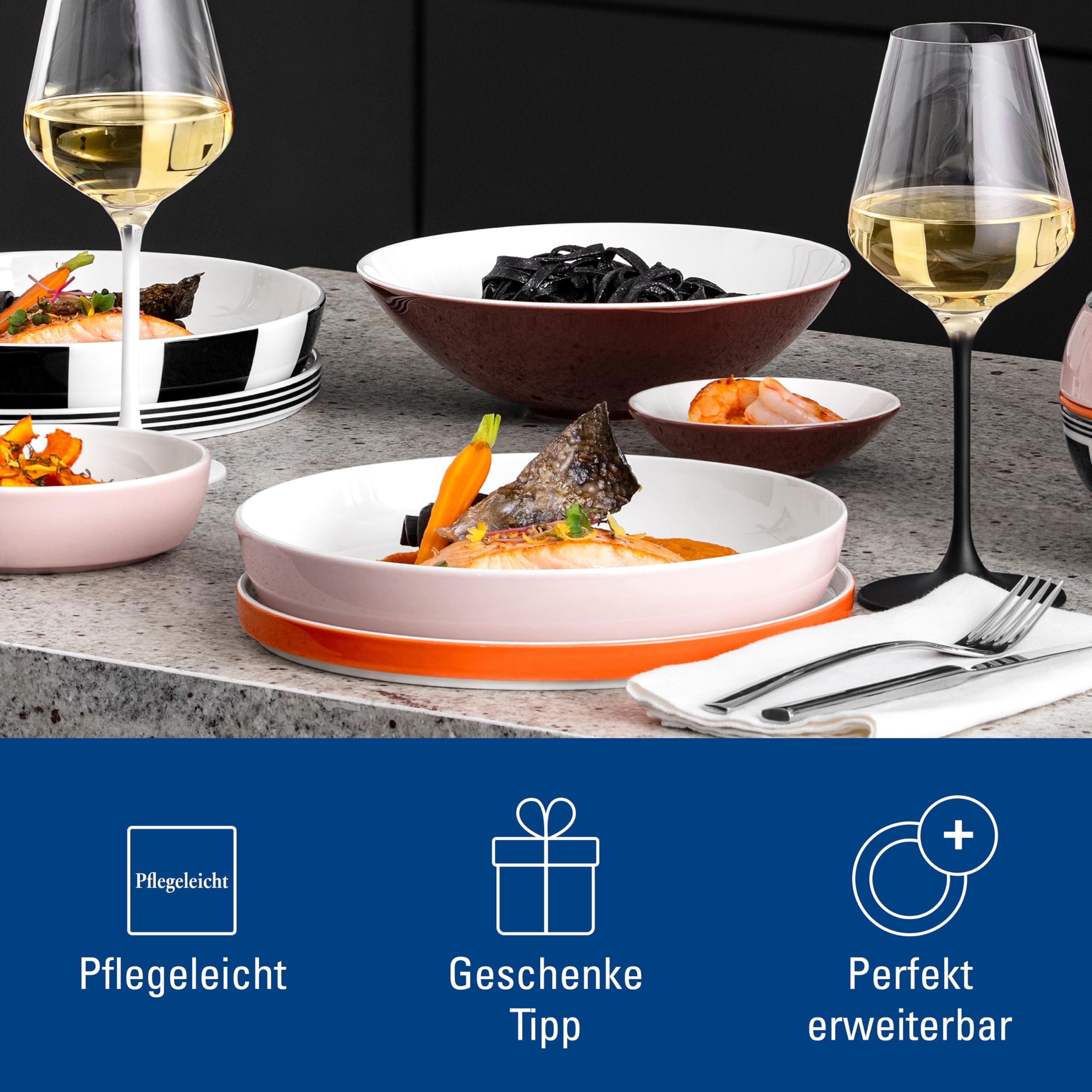 Villeroy & Boch The Memphis Collection Pasta plate 24x4cm