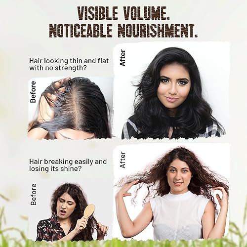 Miniatura 5 de Herbishh Barra de champú de agua de arroz para el crecimiento del cabello, fortalecimiento y nutrición, jabón sólido para adelgazar el cabello,