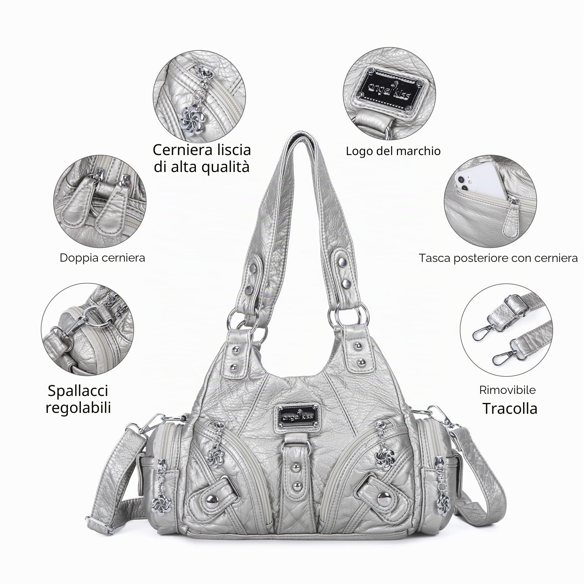 Angel Kiss Women's 160922 Hobo Bag