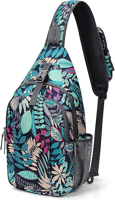 G4Free Torba na ramię torba na ramię klatka piersiowa plecak crossbody, ochrona przed kradzieżą, Molle, wiele kieszeni, plecak na co dzień, do jazdy na świeżym powietrzu, jazdy na rowerze, podróży,