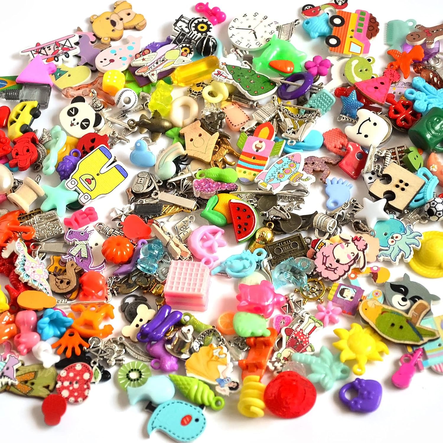 Small Mixed I Spy Trinkets for I Spy Bag/Bottle, DIY Projects, Crafts, Scrapbooking, 1-3cm, Set of 200 trinkets