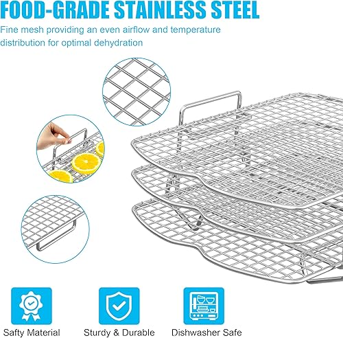 Miniatura 2 de Outspark Estante deshidratador para Ninja Foodi G300, AG300C, AG301, AG301C, AG302, AG400, IG301A, Instant Pot Vortex Plus horno freidora de aire de