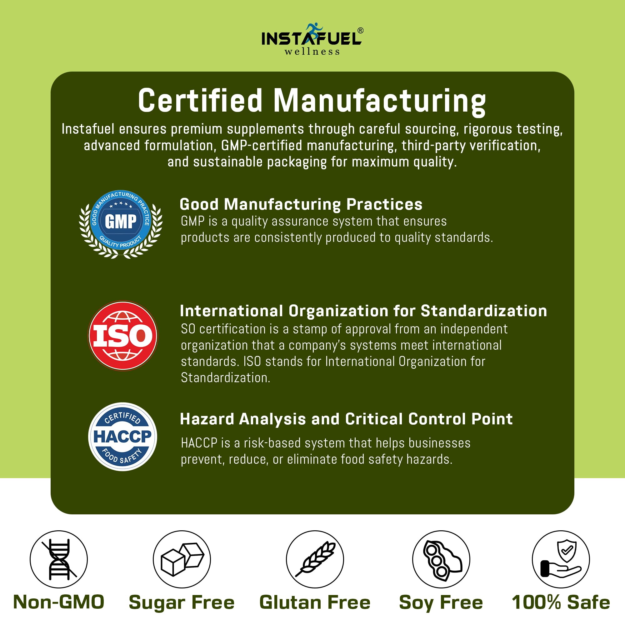 Instafuel 8in1 Plant Based Keto Fat Burner for Men & Women | Weight Management Supplement with Garcinia Cambogia, Green Coffee Bean, Green Tea, Coleus, Apple Cider Vinegar - 60 Veg Capsules — Amazon image 11