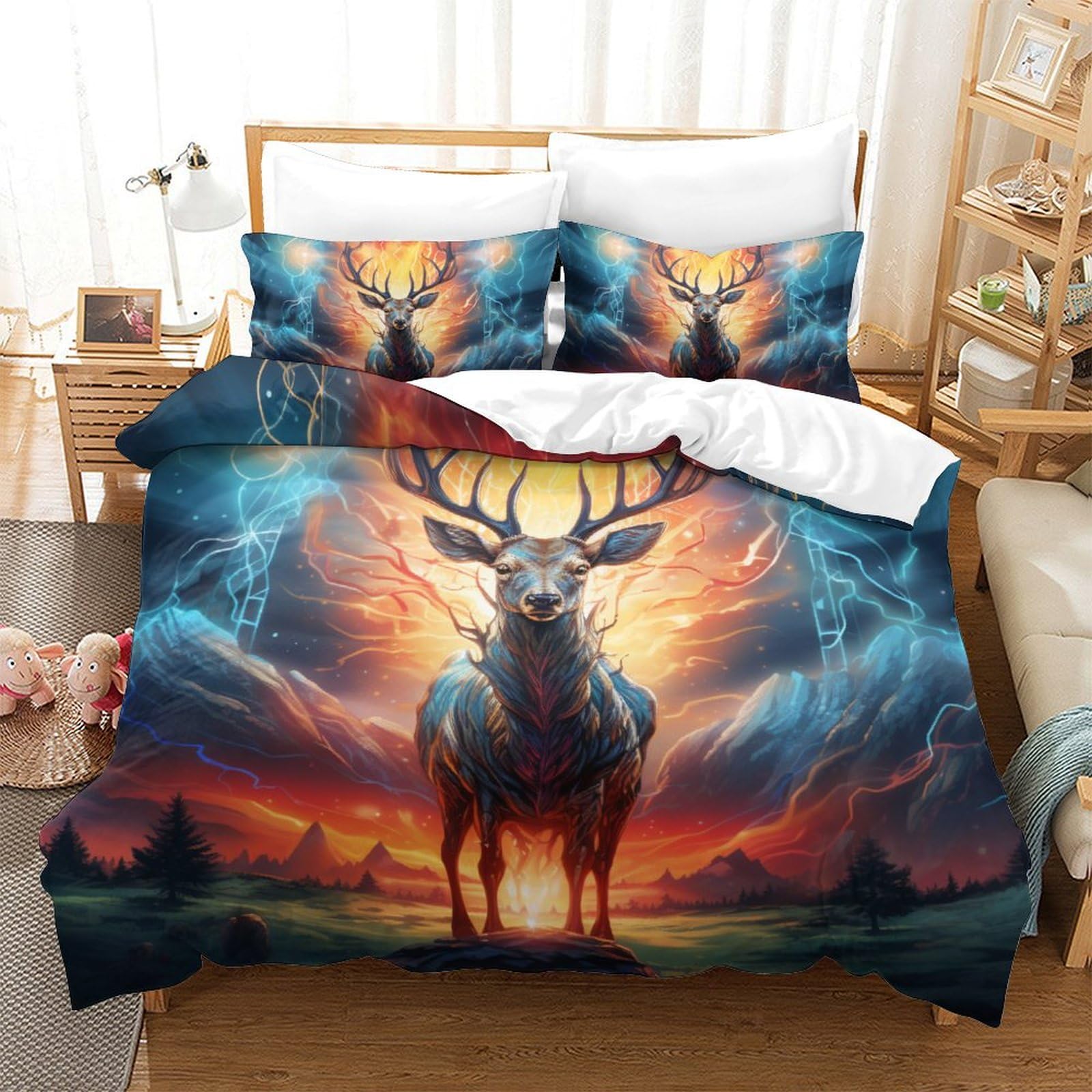 Housse de couette antibact&eacute;rienne anti transpiration lit enfant