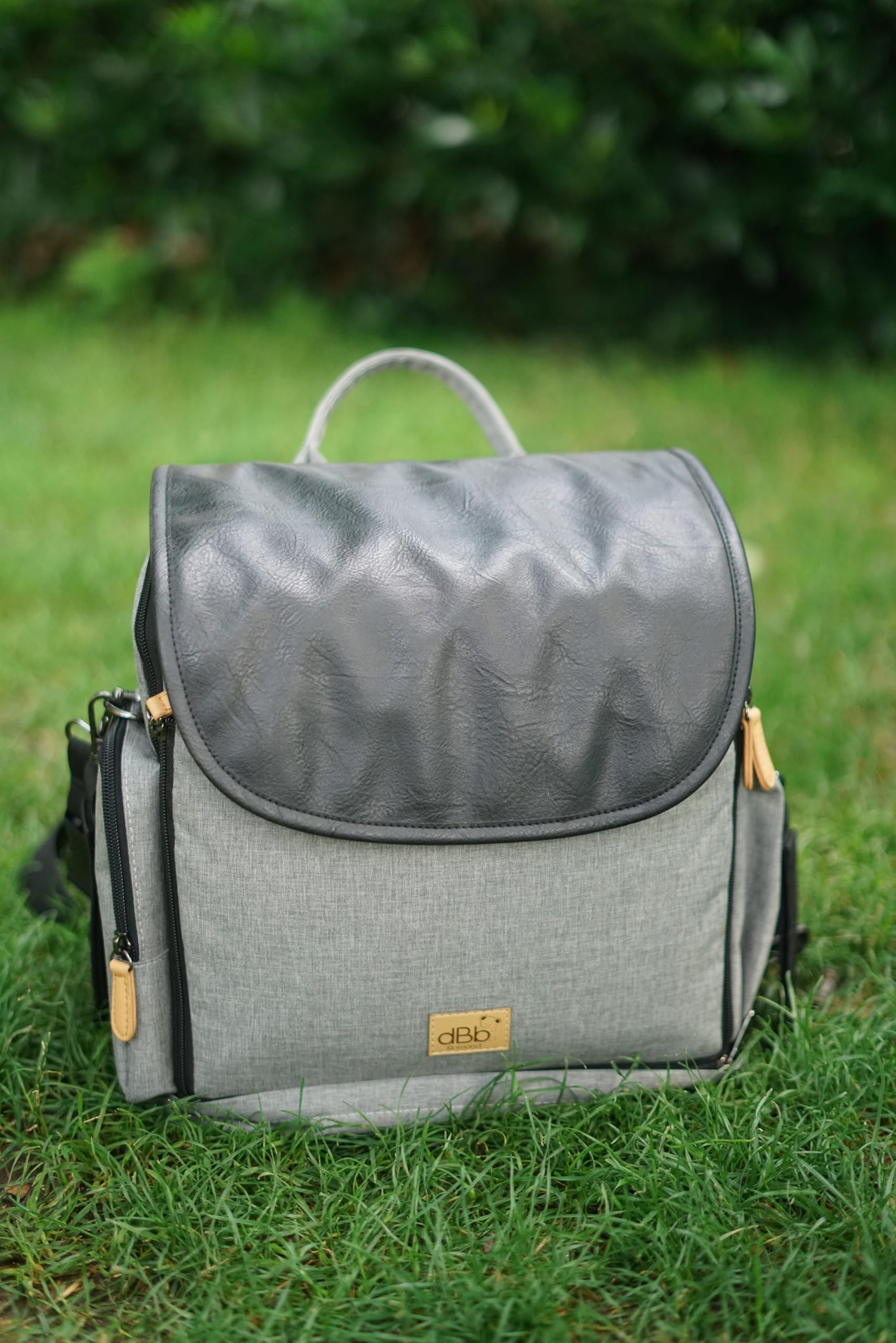 dBb Remond Rehausseur Chaise Bébé Nomade Pliable Avec Sac Transport - Chaise Portable Universelle - Repas Enfant 6 Mois À 3 Ans - Harnais 5 Points Sécurisés - Rangements Astucieux - Coloris Gris