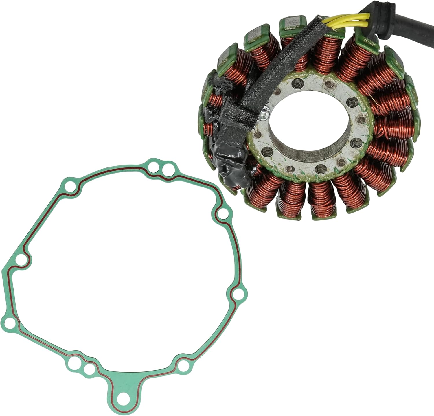 Caltric Stator and Gasket Compatible With Honda Cbr1000Rr Cbr 1000Rr Cbr 1000 Rr 2004-2007