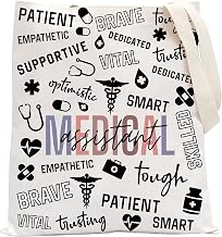 POFULL Medical Assistant Gifts for Women Certified Assistants Gift MA Medical Tote Bag