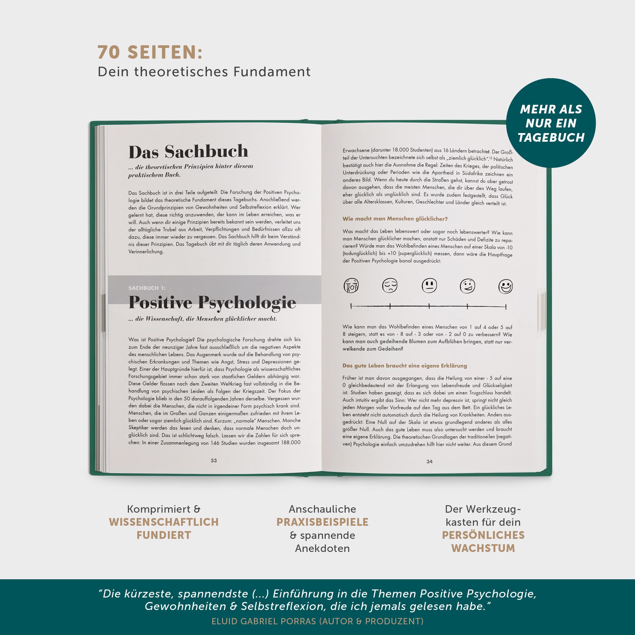 6-Minuten Adult Diary 2026 (The Original) - More Mindfulness, Self Love & Resilience - Gratitude Diary, Journal Book - Translated into 22 Languages - Image 4