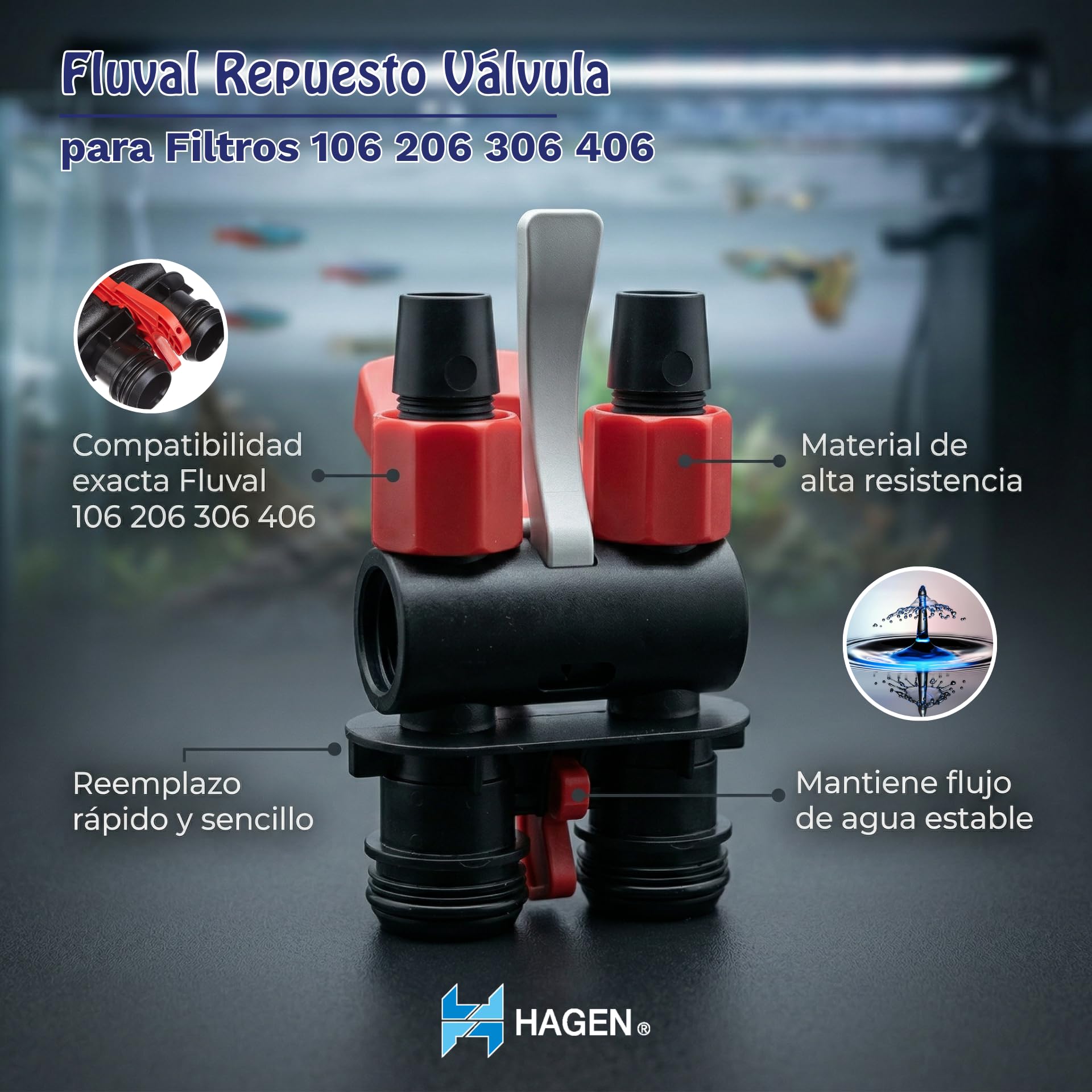 Amazon.com : Fluval A20061 X06 AquaStop Valve : Pet Care Products