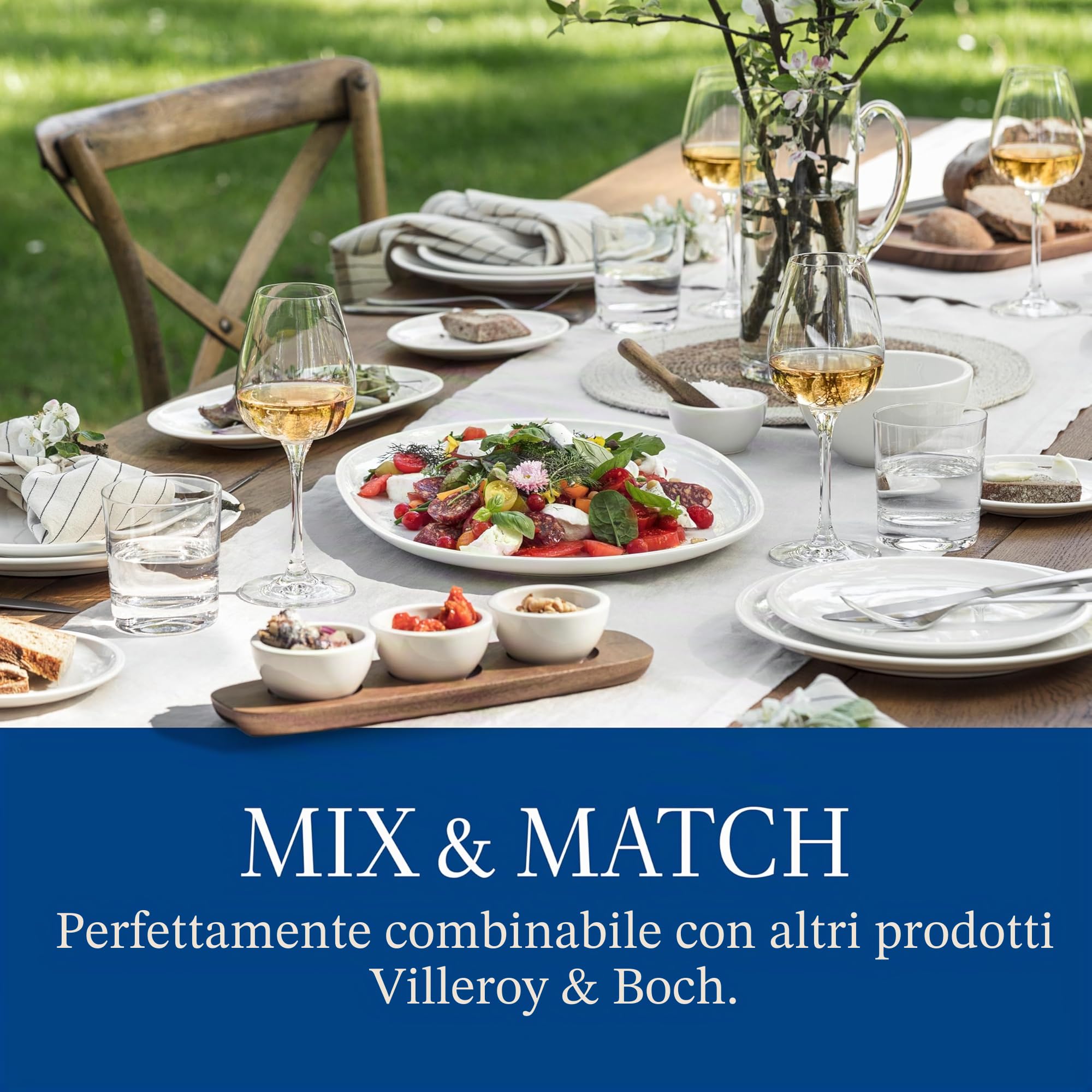 Villeroy & Boch - Ella Servizio Tavola 30 Pezzi, Lavabile in Lavastoviglie, Set di Posate, 6 Persone, Acciaio Inossidabile