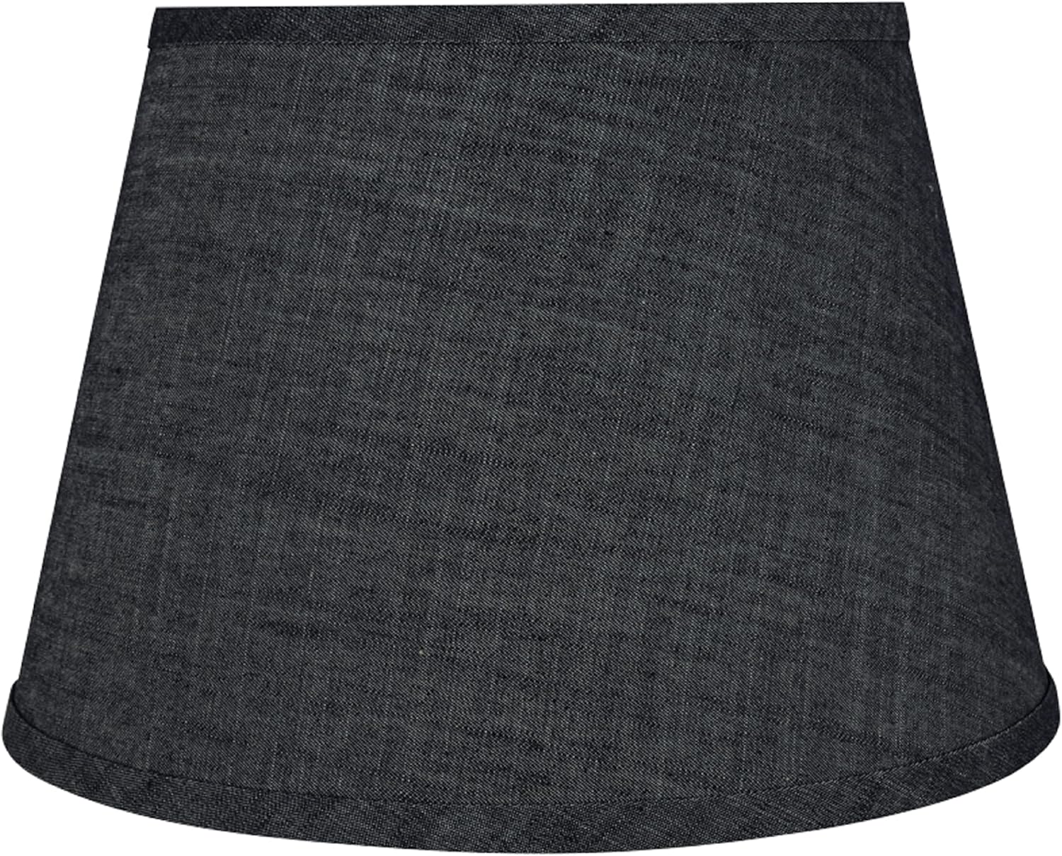 Aspen Creative 32921 Transitional Hardback Empire Shape Spider Construction Lamp Shade in Grey-Blue, 13" wide (9" x 13" x 9")